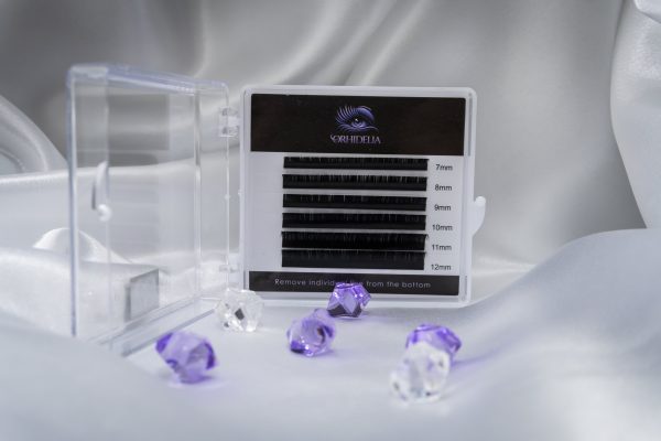 Volumenske ekstenzije trepavica - D , 0.06mm mini mix - Slika 3